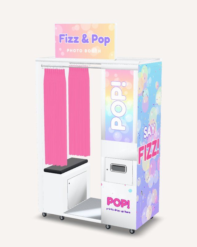 Fizz & Pop booth design