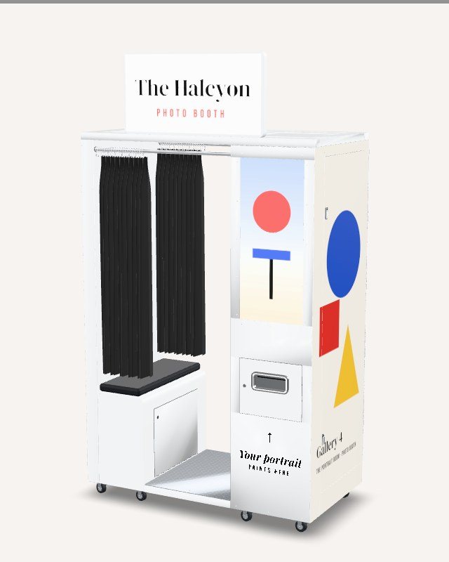 The Halcyon booth design