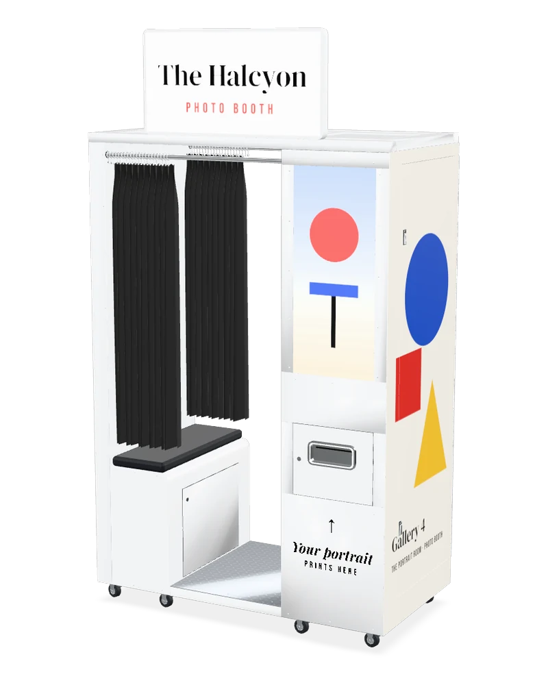 The Halcyon photo booth design for museums