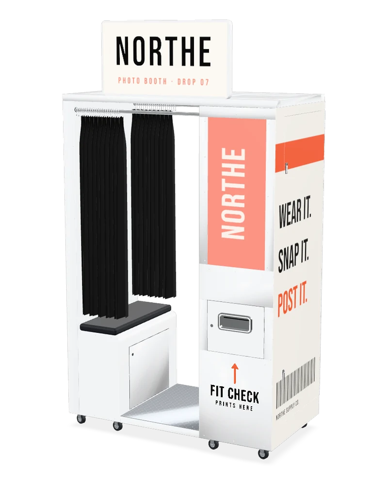 Northe Supply photo booth design for retail brands