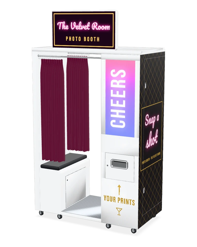 The Velvet Room photo booth design for bars